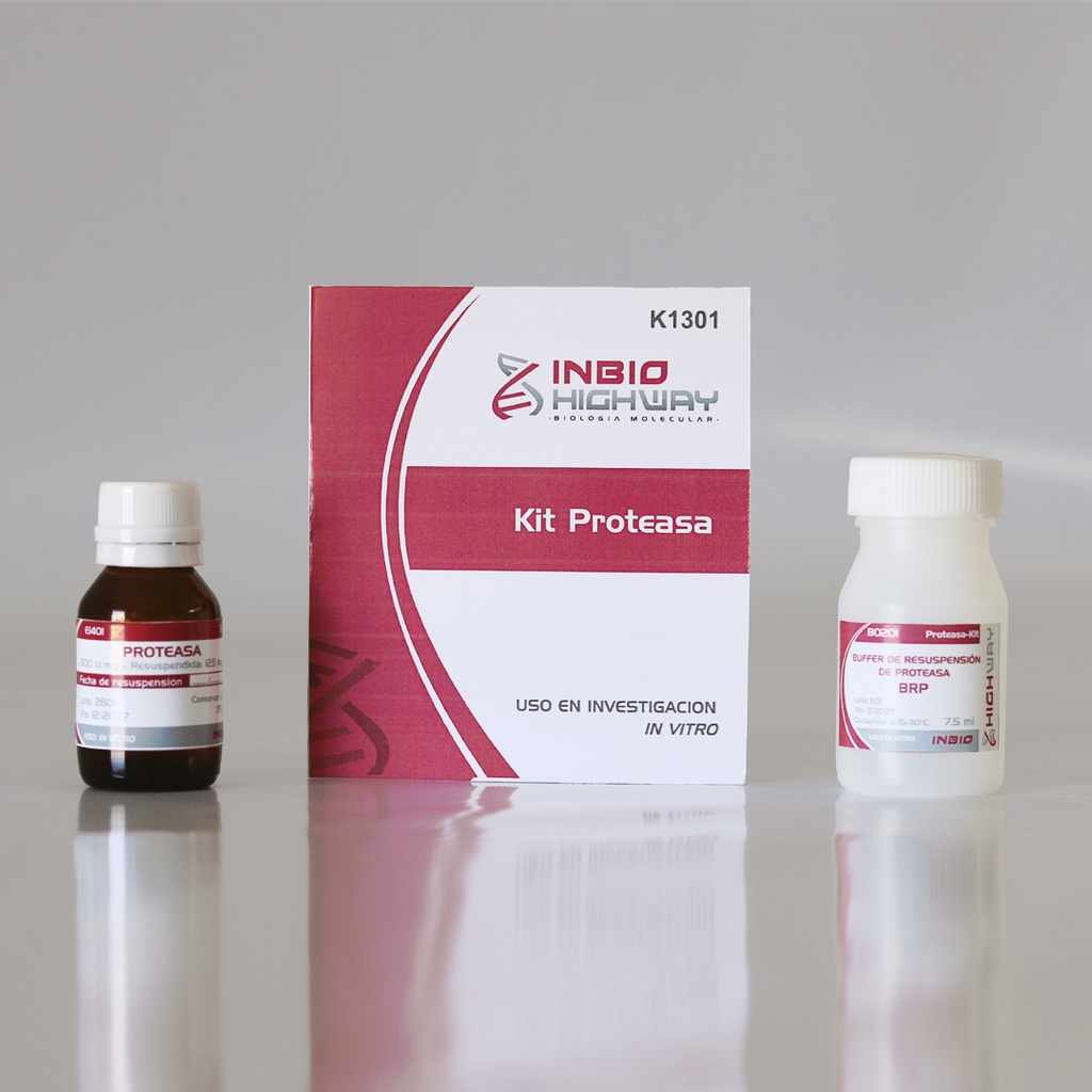 Kit Proteasa, 75 mg Highway (incluye buffer de resuspensión de proteasa)