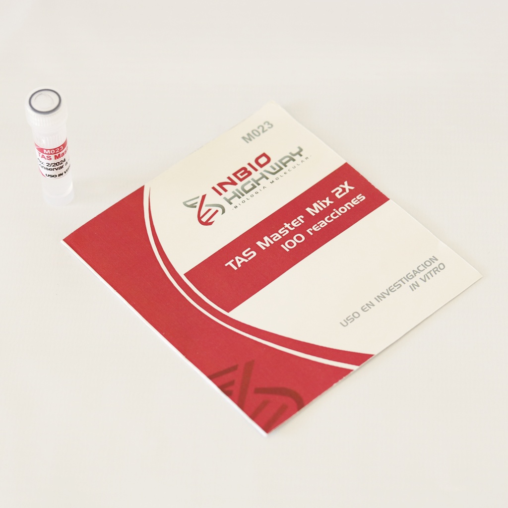 TAS Master Mix 2X Highway 100 reacciones x 30 ul (Sin Colorante)