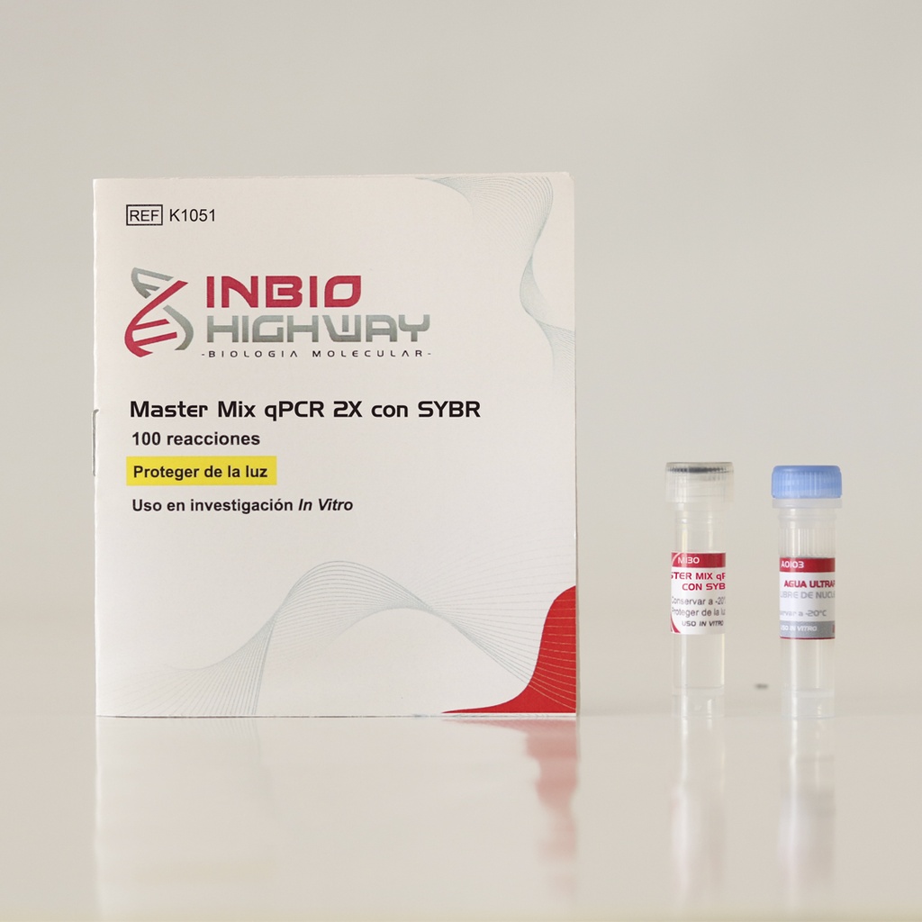 Master Mix qPCR 2X con SYBR Highway 100 reacciones x 25 ul