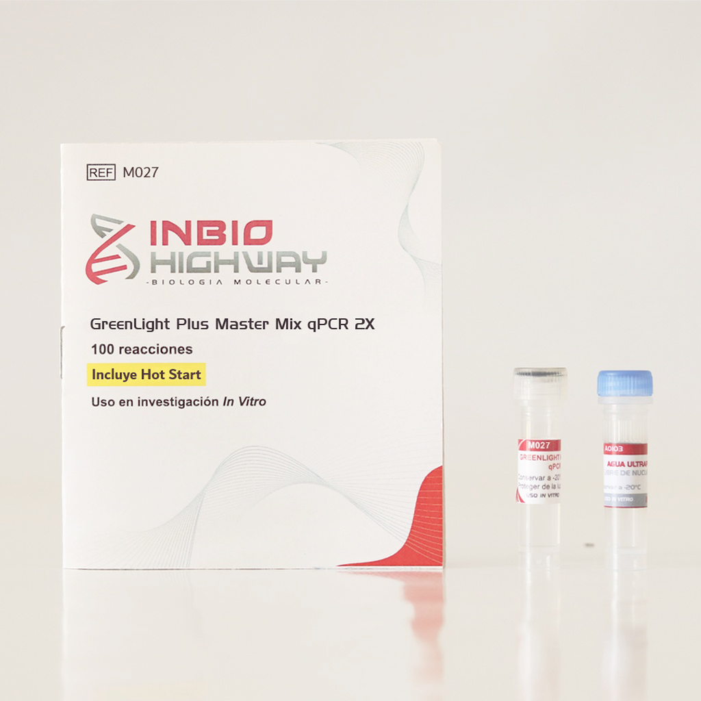 GreenLight PLUS Master Mix qPCR 2X Highway 100 reacciones x 20 ul