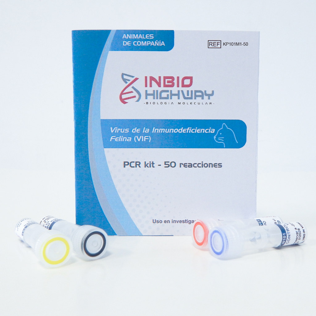 Kit para detección del Virus de la inmunodeficiencia felina VIF 50 reacciones
