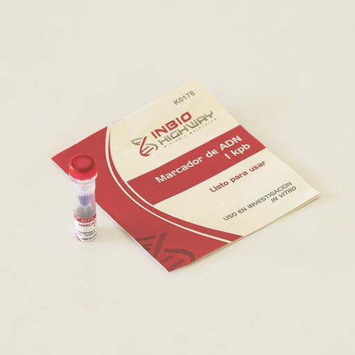 [K0178] Marcador de ADN 1 kpb, 150 ul (listo para usar) 50 siembras Highway