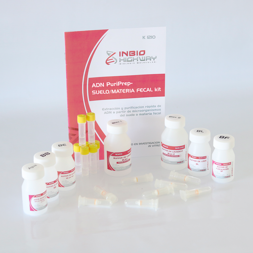 [K1210-50] ADN PuriPrep-Suelo/Materia Fecal kit, 50 extracciones Highway