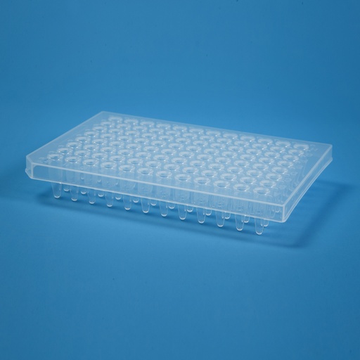 [20296-204] Placa qPCR 96 pocillos 0,2 ml, medio faldón, estéril. Envase x 10 U. (20296-204)